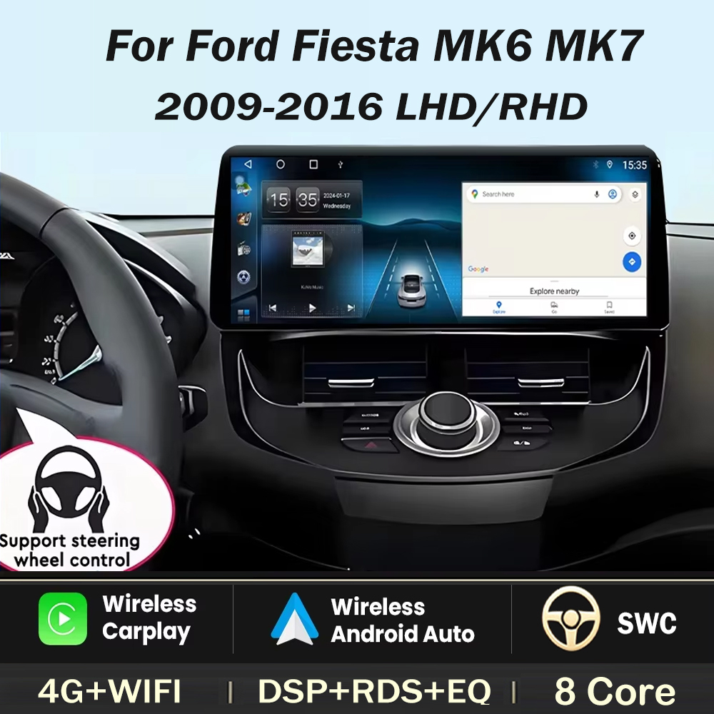 12,3 inci untuk Ford Fiesta MK - Ddr5 8Gb ulasan dan harga