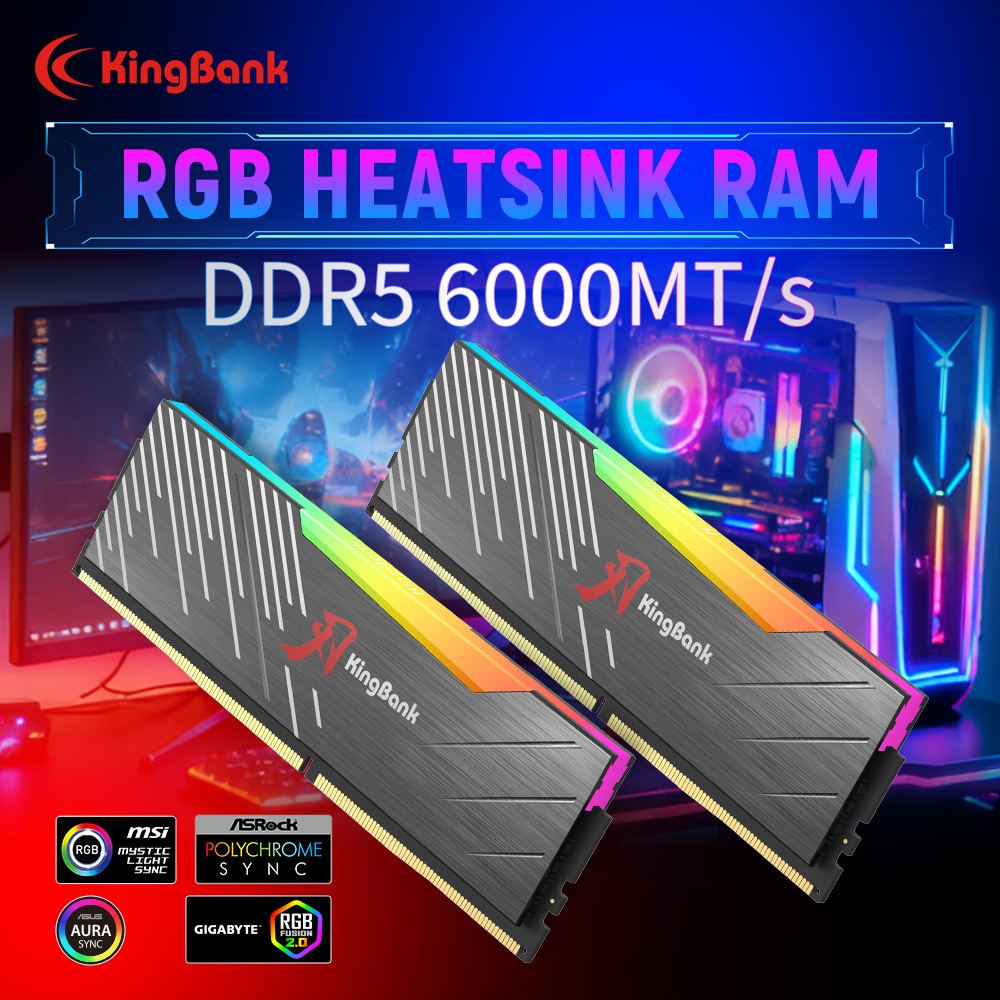 KingBank KRRB DDR5 RGB SoarBla - Ddr5 16Gb 6000Mhz ulasan dan harga