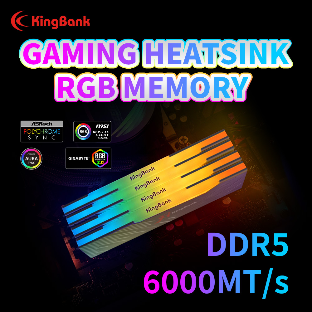 KingBank KRRB DDR5 RGB SoarBla - Ddr5 16Gb 6000Mhz ulasan dan harga